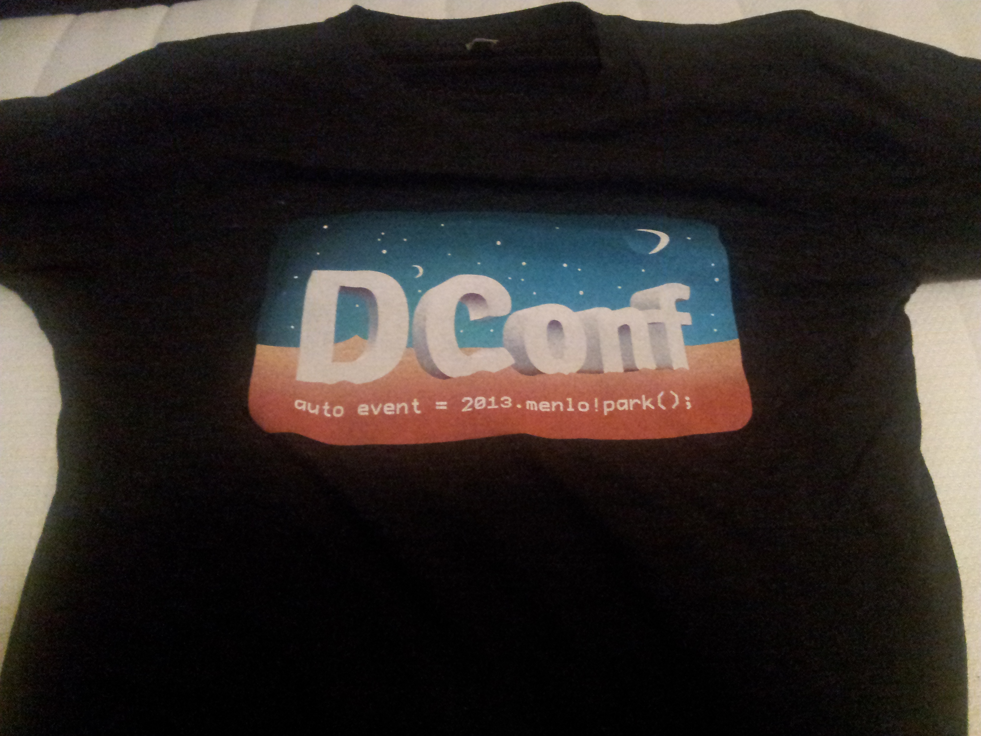 "DConf 2013 T shirt"
